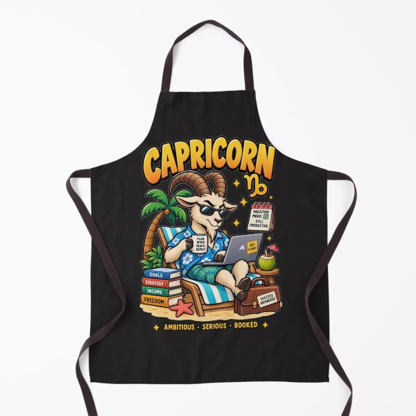 Item preview, Capricorn Zodiac – Workaholic Goat on Vacation designed and sold by MetaModel Editions.