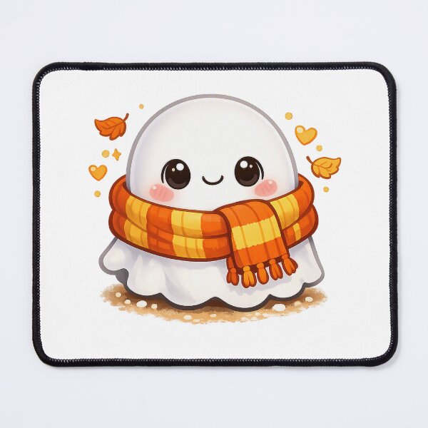 Item preview, Autumn Kawaii Ghost designed and sold by Sommium .