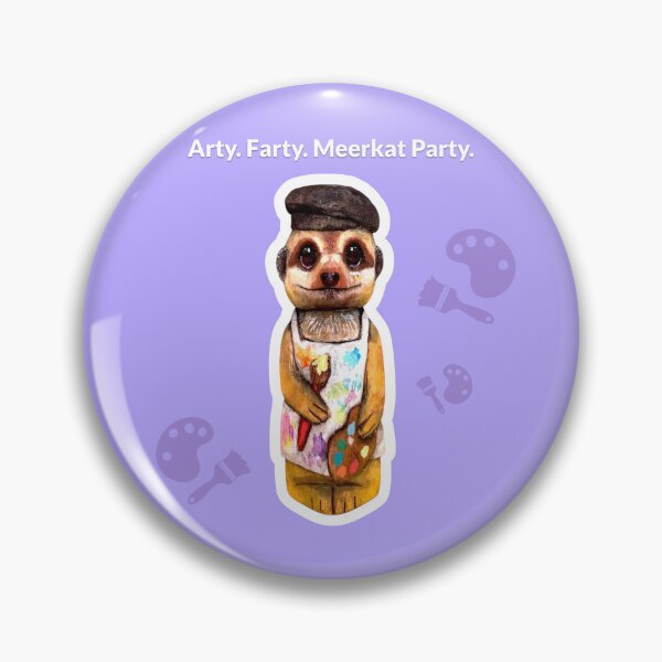 Item preview, Arty Farty Meerkat Party - Whittled Wooden Animal designed and sold by TurquoiseChicken.