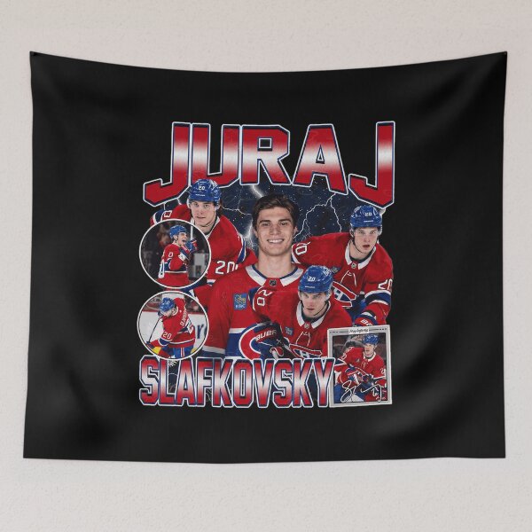 Aperçu de l'œuvre Juraj Slafkovský Vintage Hockey Canadiens de Montréal créée et vendue par JulieWhit63084.