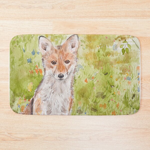 Item preview, one cute baby fox watercolour painting  designed and sold by SelenePaintings .