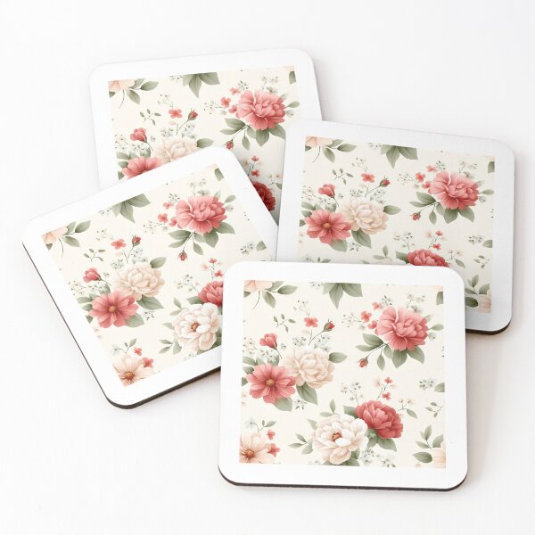 Item preview, Romantic vintage floral pattern in French countryside style designed and sold by MiraCleAI.