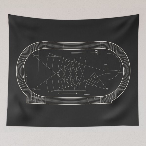 Item preview, Athletics Track & Field Diagram designed and sold by archetype prints.