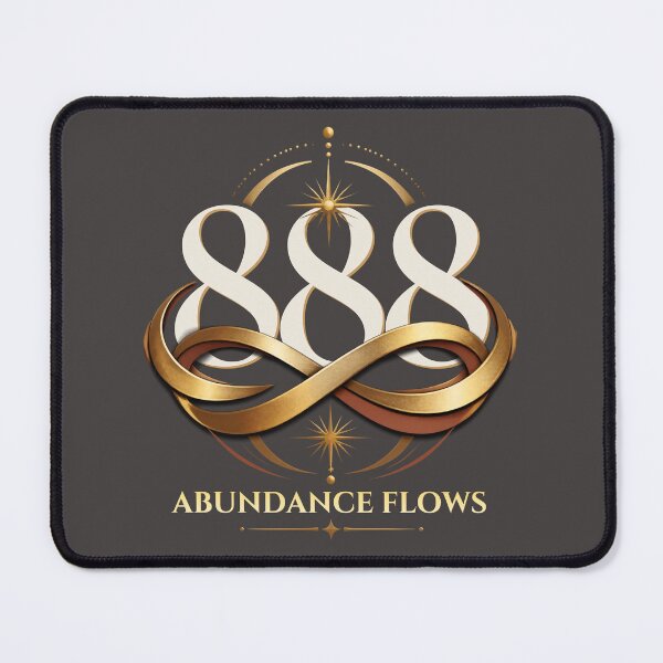 Item preview, 888 Abundance Flows Angel Number Manifestation designed and sold by CosmicQuietStudio.
