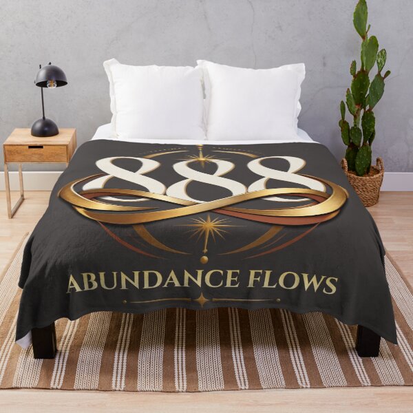 Item preview, 888 Abundance Flows Angel Number Manifestation designed and sold by CosmicQuietStudio.