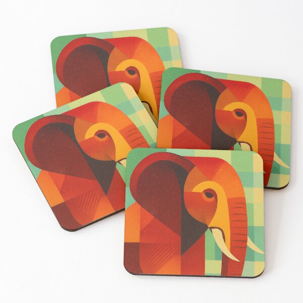 Item preview, Elephant - a Geometric illustration. designed and sold by GalleryKauffeld.