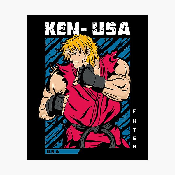Item preview, Ken USA Fighting Game Anime  designed and sold by KarinaJoh86182.
