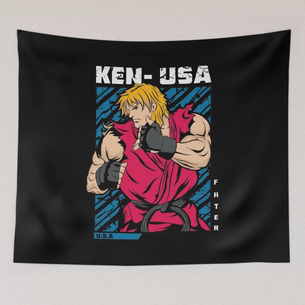 Item preview, Ken USA Fighting Game Anime  designed and sold by KarinaJoh86182.