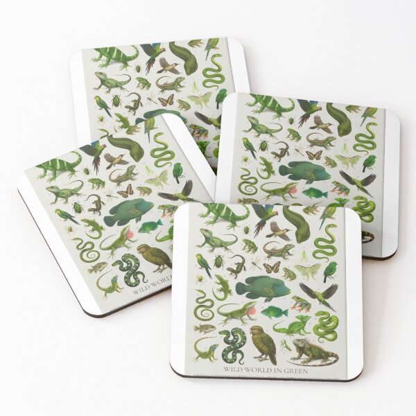 Item preview, Natural Diversity and Emerald Harmony – Wild World in Green designed and sold by WATEKE.