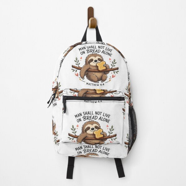 Item preview, Matthew 4:4 Man Shall Not Live On Bread Alone designed and sold by plushism.