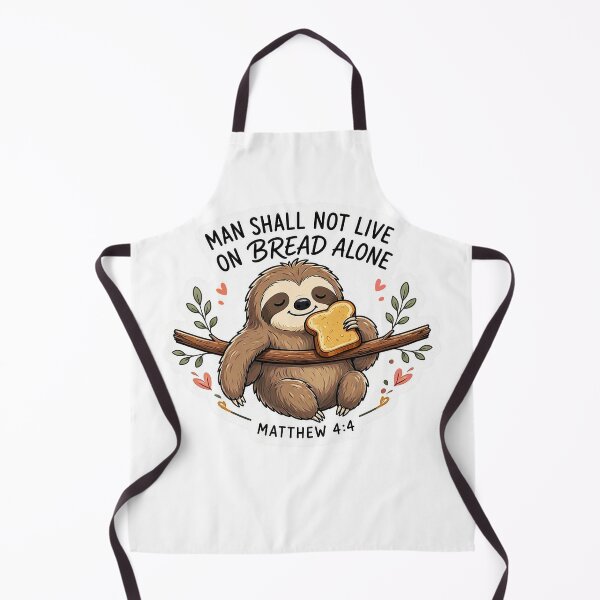 Item preview, Matthew 4:4 Man Shall Not Live On Bread Alone designed and sold by plushism.
