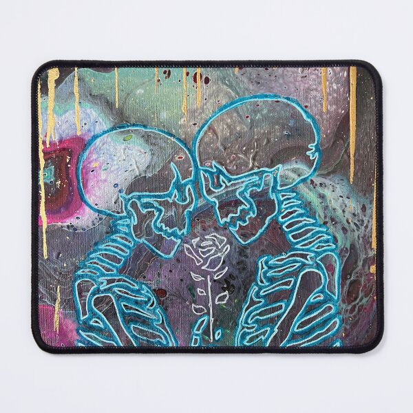 Item preview, Neon Blue Skeleton Love designed and sold by EmptyBeanBag.
