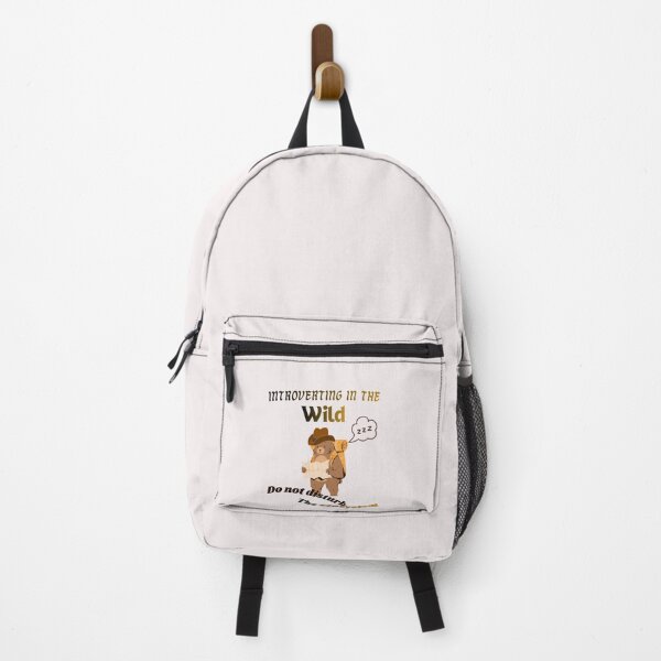 Item preview, Introverting In The Wild Funny Retro Bear designed and sold by alizaussi.