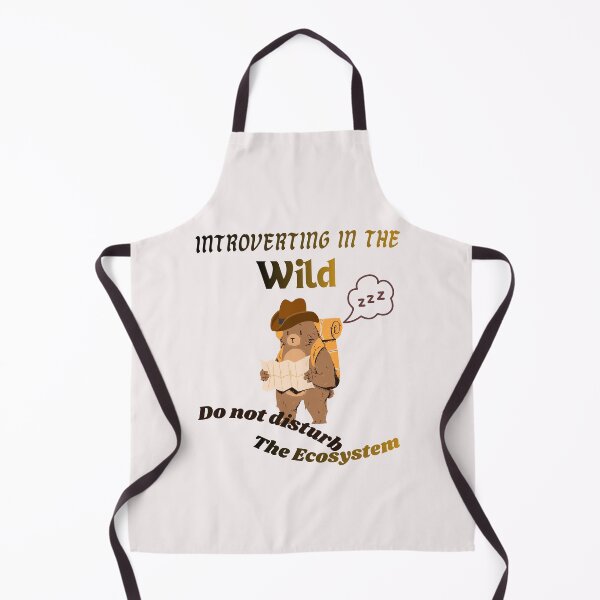 Item preview, Introverting In The Wild Funny Retro Bear designed and sold by alizaussi.