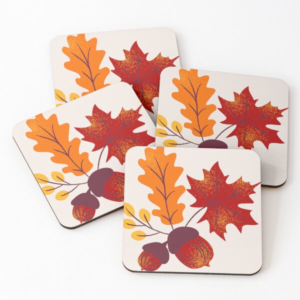 Item preview, Autumn Leaves Acorn Floral Fall Illustration designed and sold by Little-Miracle.