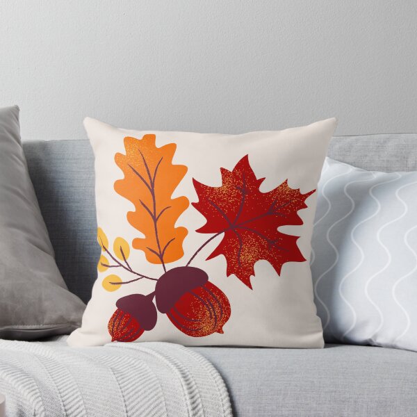 Item preview, Autumn Leaves Acorn Floral Fall Illustration designed and sold by Little-Miracle.