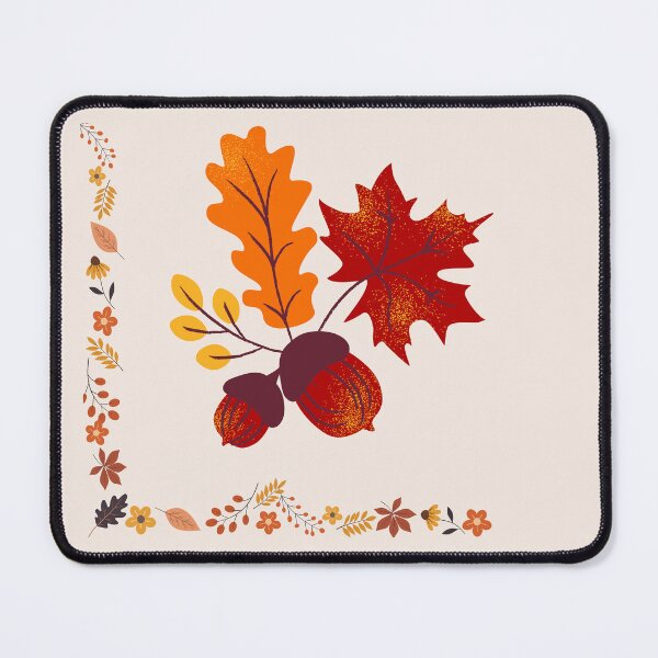 Item preview, Autumn Leaves Acorn Floral Fall Illustration designed and sold by Little-Miracle.