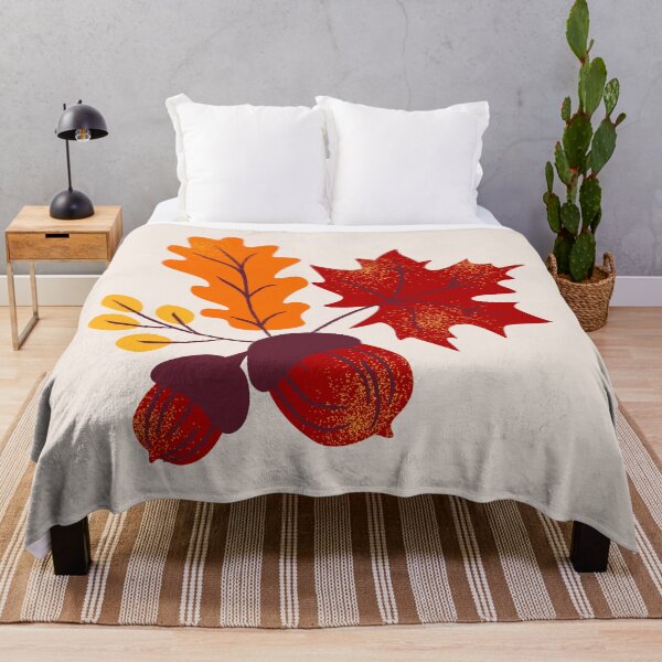 Item preview, Autumn Leaves Acorn Floral Fall Illustration designed and sold by Little-Miracle.