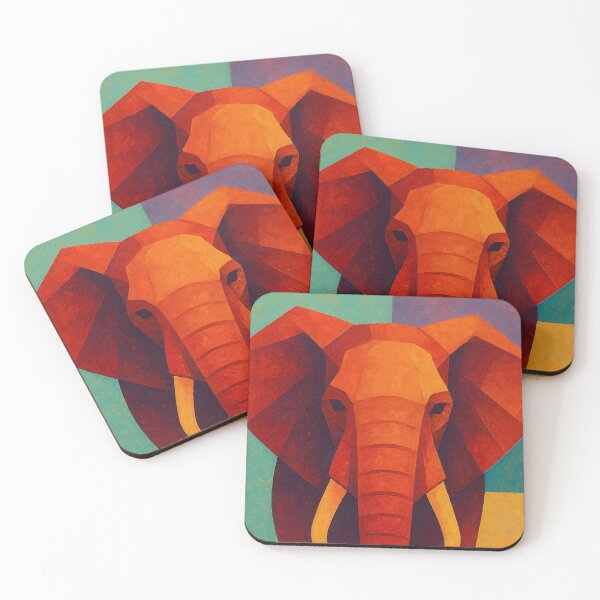 Item preview, Elephant - a Geometric illustration. designed and sold by GalleryKauffeld.