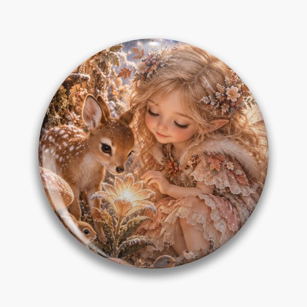 Item preview, Liora Faye Little Frost Fairy designed and sold by FairyArtCottage.