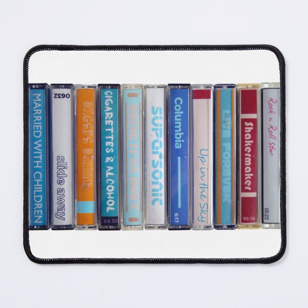 Item preview, Definitely Maybe - Oasis - Classic Album Cassette Print designed and sold by Mr Mustard Prints.