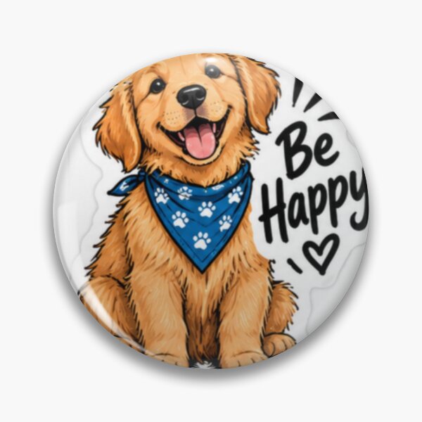 Item preview, Be Happy Puppy – Cute Positive Animal Design designed and sold by rakesh design studio .