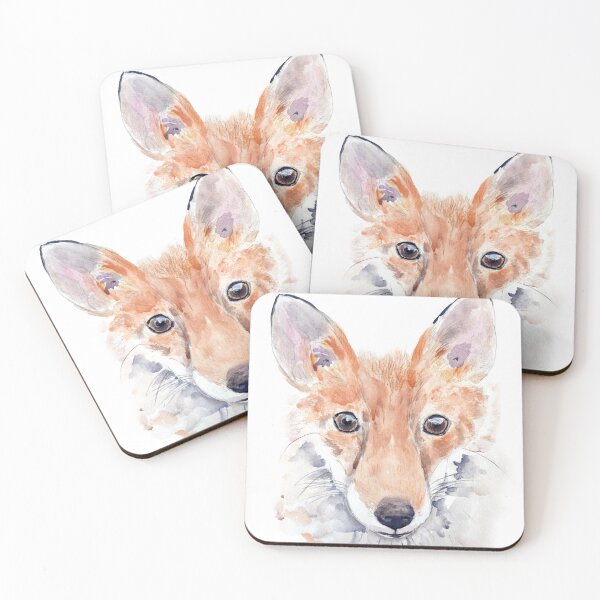 Item preview, hand painted watercolour fox  designed and sold by SelenePaintings .