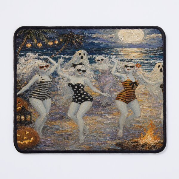Item preview, Impasto Ghost Beach Party Portrait designed and sold by FotoworldEdel.