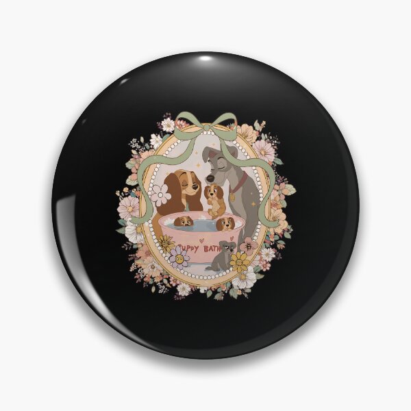 Item preview, Lady and Tramp Puppy Bath Vintage Dog  designed and sold by RachelCox66569.