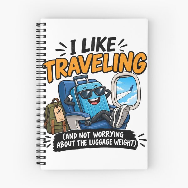 Item preview, Funny Travel Luggage Weight Traveler designed and sold by ali prints.