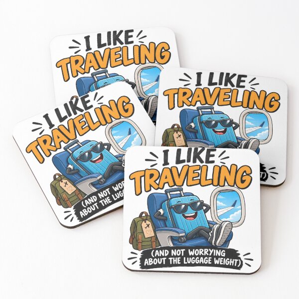 Item preview, Funny Travel Luggage Weight Traveler designed and sold by ali prints.