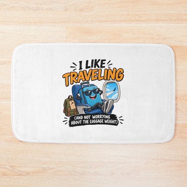 Item preview, Funny Travel Luggage Weight Traveler designed and sold by ali prints.