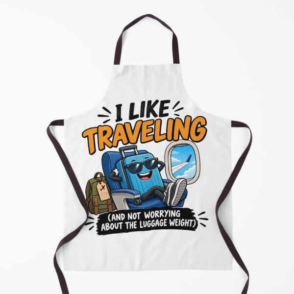 Item preview, Funny Travel Luggage Weight Traveler designed and sold by ali prints.