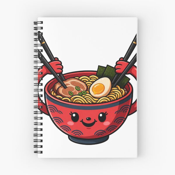 Item preview, Ramen bowl hugging chopsticks. designed and sold by DVerse Studio.