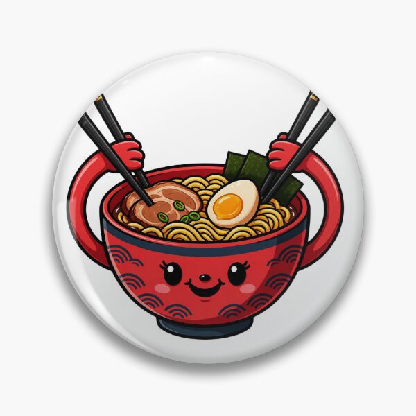 Item preview, Ramen bowl hugging chopsticks. designed and sold by DVerse Studio.