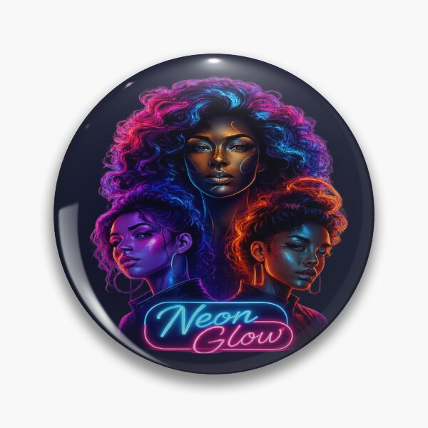Item preview, Neon Glow Cosmic Portrait Trio designed and sold by FABIOLA1970.