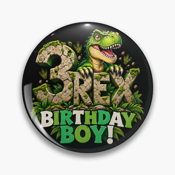 Item preview, 3 Rex Birthday Boy Dinosaur Design designed and sold by VGAfanatic.