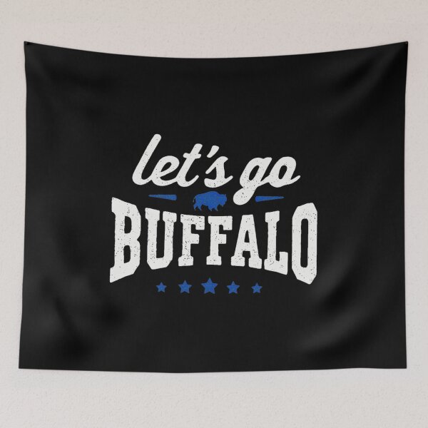 Item preview, Let's Go Buffalo Retro Buffalo Fan  designed and sold by RachelCox66569.