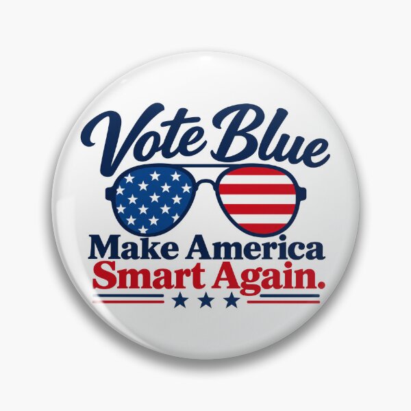 Item preview, Vote Blue Make America Smart Again Sunglasses designed and sold by Morescitaf.