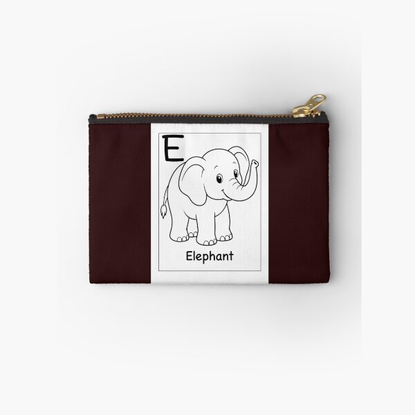 Item preview, Elephant Letter E Design designed and sold by ZedColors.