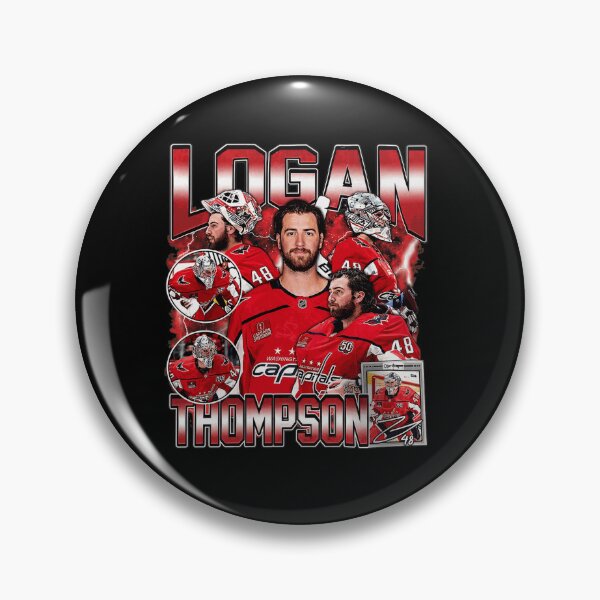 Item preview, Logan Thompson Washington Capitals Vintage  designed and sold by JeffreyTh48291.