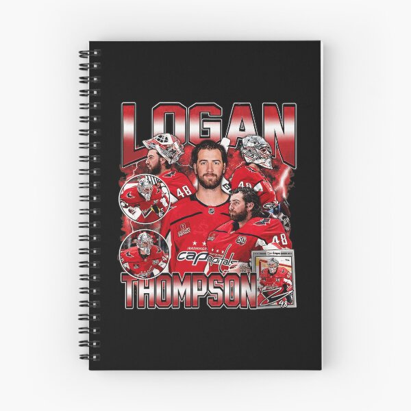 Item preview, Logan Thompson Washington Capitals Vintage designed and sold by JeffreyTh48291.