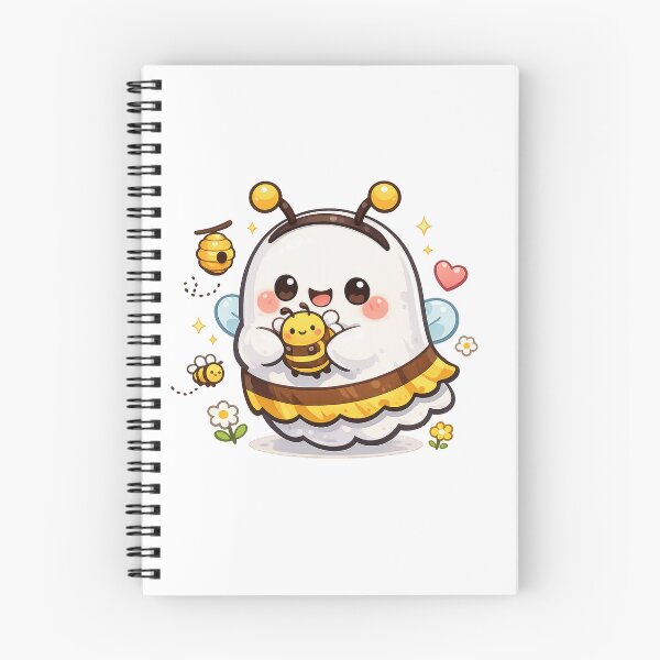 Item preview, Kawaii Bee Ghost designed and sold by Sommium .