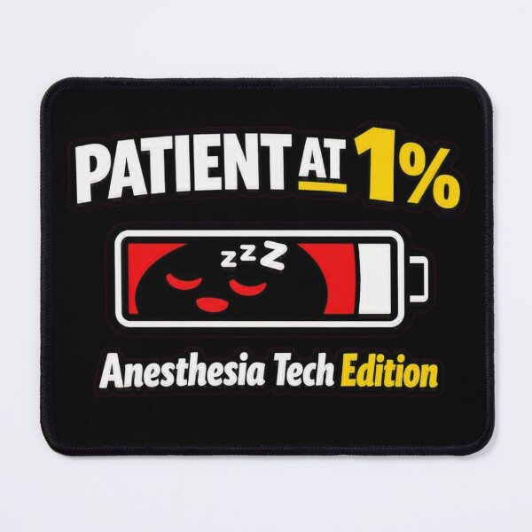 Item preview, Patient At 1 Percent Funny Anesthesia Tech designed and sold by Timeless Junction.