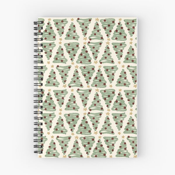 Item preview, Cozy Hand Drawn Christmas Tree Pattern designed and sold by DesigndN.