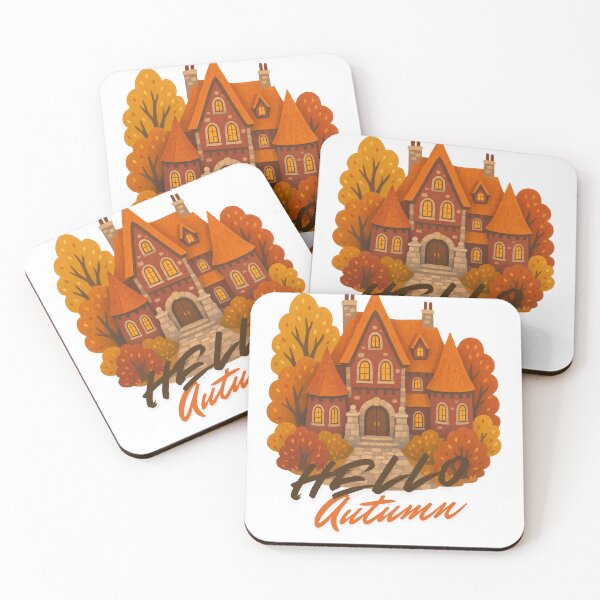 Item preview, Cozy Autumn Cottage Hello Fall designed and sold by Little-Miracle.