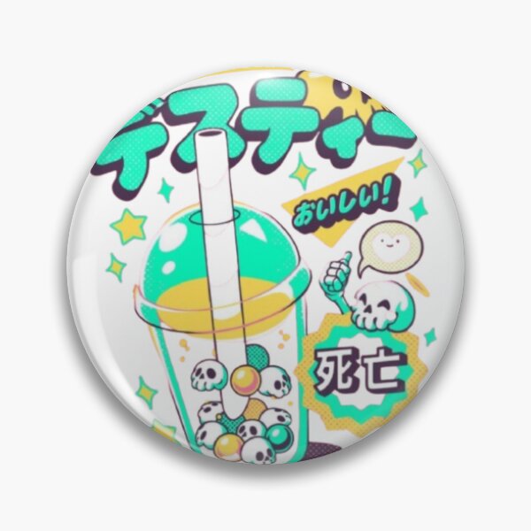 Item preview, Dark Humor and Pop Energy – Death Flavour Bubble Tea designed and sold by WATEKE.