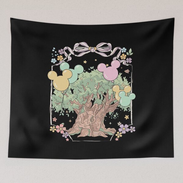 Item preview, Magical Tree Mickey Balloons Whimsical Art designed and sold by JeffreyTh48291.