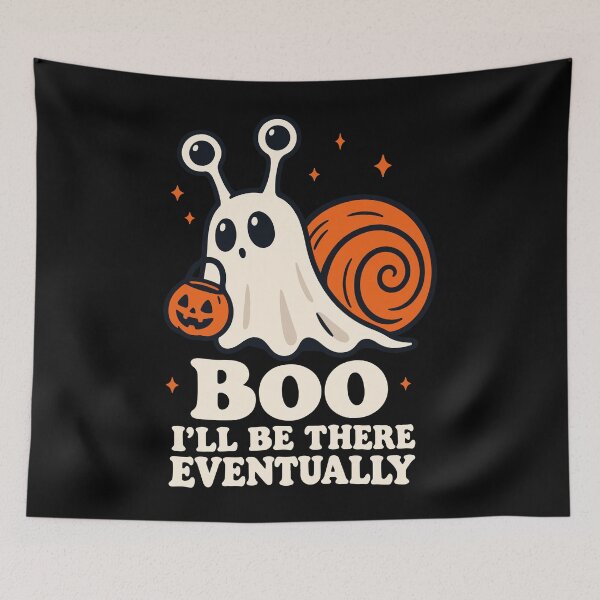 Item preview,  Funny Slow Spooky Snail Boo - Cute Ghost Snail Halloween  designed and sold by Skryp-art.