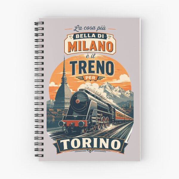 Item preview, Lo Mejor De Milán Es El Tren Para Turín - Estilo Vintage designed and sold by Torinostalgia.